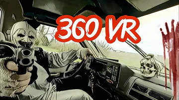 TERROR 360  ( CREEPY ART THE CLOWN )  #vr.  VR HORROR EXPERIENCE 👻 360 video
