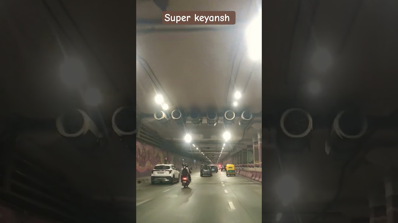 Delhi Ka Secret Tunnel! Pragati Maidan Drive 🚘✨ 