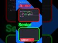 Programador Júnior vs. Sênior: A Diferença em 1 Linha de Código!