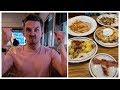 BRITISH MAN vs AMERICAN BREAKFAST!