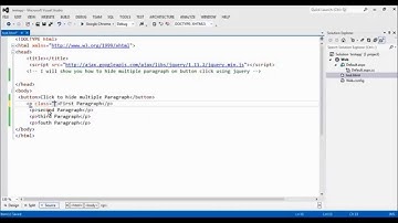 how to hide multiple paragraph on button click using jquery