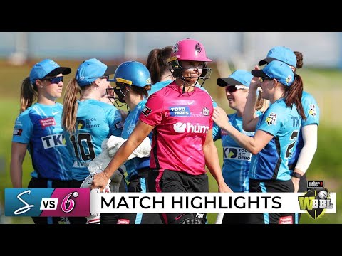 Strikers hold off fast-finishing Sixers in thriller | WBBL|08