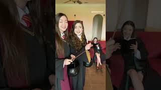 Trying out this Harry Potter Spell! (IT WENT WRONG😳🤣) K3 Sisters #shorts #harrypotter