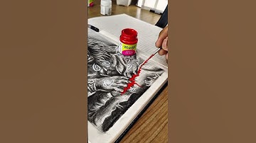 finally 😱 #shortvideo #drawing #painting #ganpati #narsimha