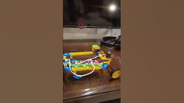 Robot car with anti collision feature by a witblox robotics set. You can build it at home.