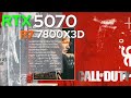 RTX 5070 Call of Duty | RTX 5070 + Ryzen 7 7800X3D | Ultra graphics
