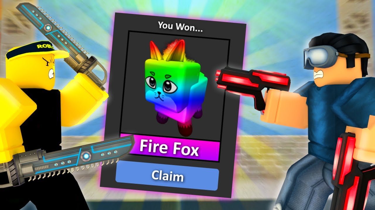 Roblox Murder Mystery 2 Mm2 godly CHROMA FIRE FOX pet