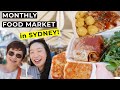 MASSIVE SYDNEY STREET FOOD MARKET FOOD TOUR in Australia! (Things To Do in Sydney) 悉尼美食 (悉尼素食市場)