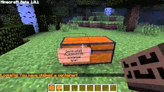 Minecraft Lockette Plugin - Making Chests Private
