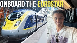 PARIS to LONDON on the EUROSTAR Train (Under the Sea!!)