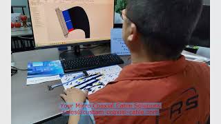 Fpc 51P 0.3Mm Pitch Edp Lvds Micro Coaxial Cable Micro Coax Amphenol Matched Length For Robotics Vol