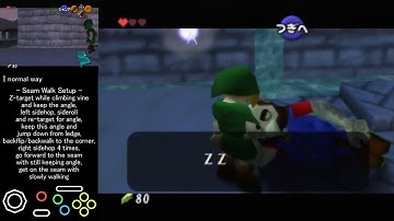 Hyrule Castle Seam Walk Setup from Vine (No ISG)