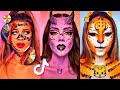 TikTok makeup inspired by emoji 😍