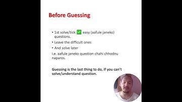 Guess (टुक्क हान्ने) in IOE Entrance Exam || Saroj Basnet #ioeentrance #ioe #ioesaroj #ioepulchowk