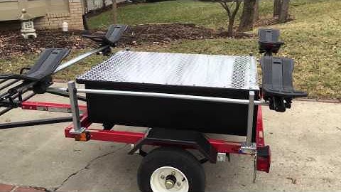 Harbor freight to kayak trailer conversion