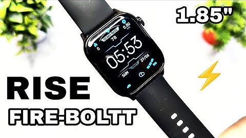 Fire Boltt Rise Unboxing And First Impression