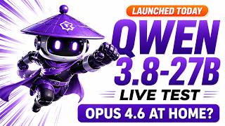 Qwen3.8-27B Launched Today: First Real Test