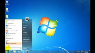 Windows 7  - How to use the search feature.