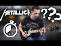 Guess 10 Famous METALLICA Songs