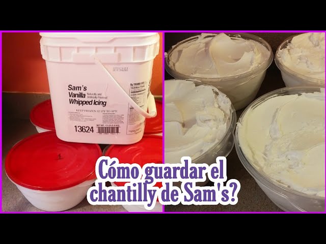 CHANTILLY DE SAM'S CLUB/RESISTENTE AL CALOR/ECONÓMICO Y PRÁCTICO/Cómo lo  guardo? - YouTube