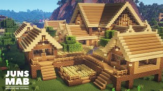 Easy Minecraft: Large Oak House Tutorial - How to Build a Survival House in  Minecraft #37 - YouTub…