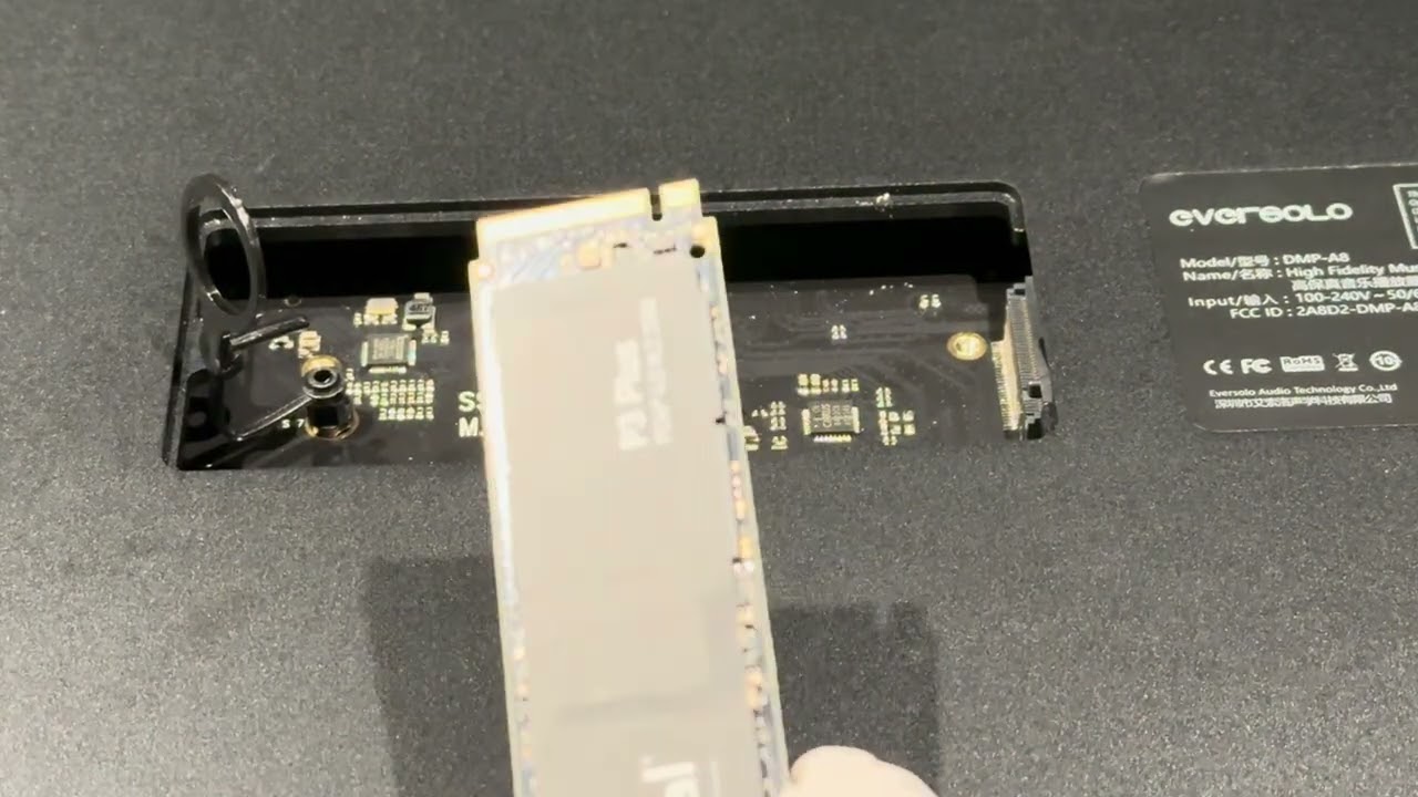 Eversolo DMP-A8 & DMP-A6 SSD CARD INSTALLATION - YouTube