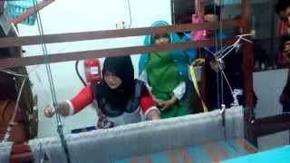 Cara membuat Tenun Diraja Pahang (How to make a Royal Pahang Weaving )
