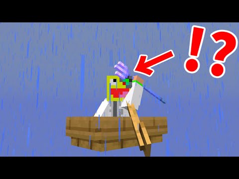 トライデントを使えばボートで空を飛べる!?【Minecraft】#Shorts