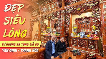 Mẫu Từ Đường 3 Gian Đẹp Đẳng Cấp Do Kisato Thi Công Trọn Gói Tại Yên Định, Thanh Hóa