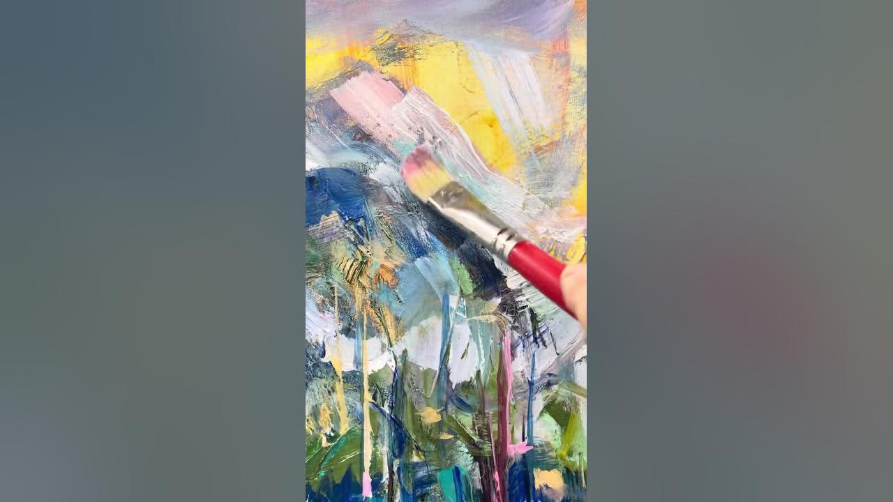 Using Titanium and Zinc White Acrylic in painting YouTube