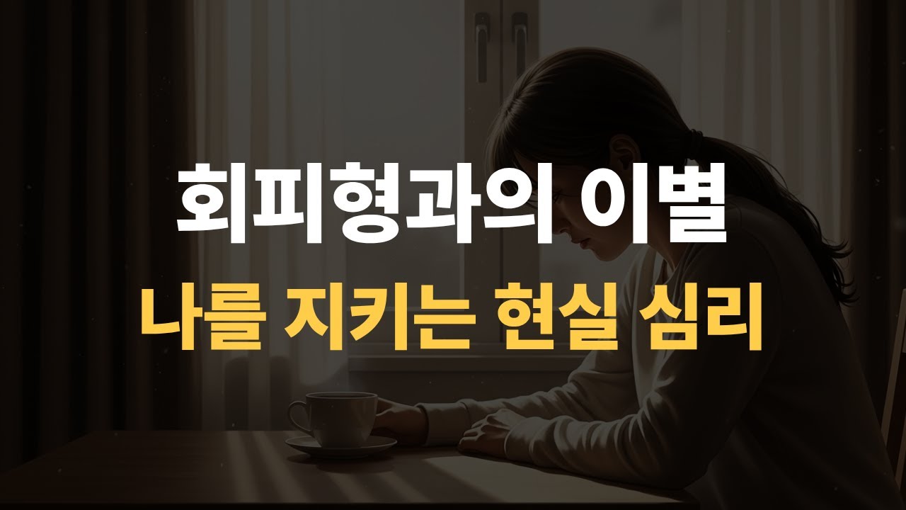회피형과의 이별, 나를 지키는 현실 심리 - 회피형과의 관계로 지친 사람
