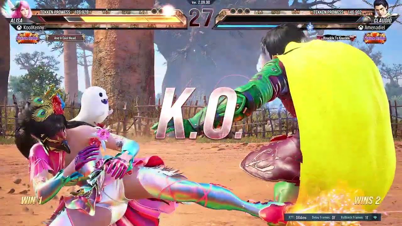 KOOLKenny148st TEKKEN 8 - My Alisa Bosconovitch VS Claudio Serafino Gameplay.