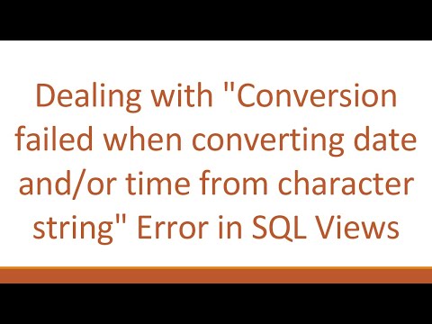 Dealing with 'Conversion