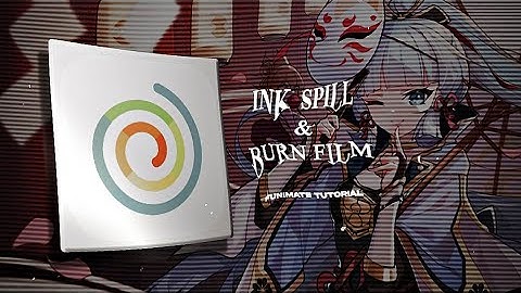 ink spill & burn out (TUTORIAL) // funimate collab