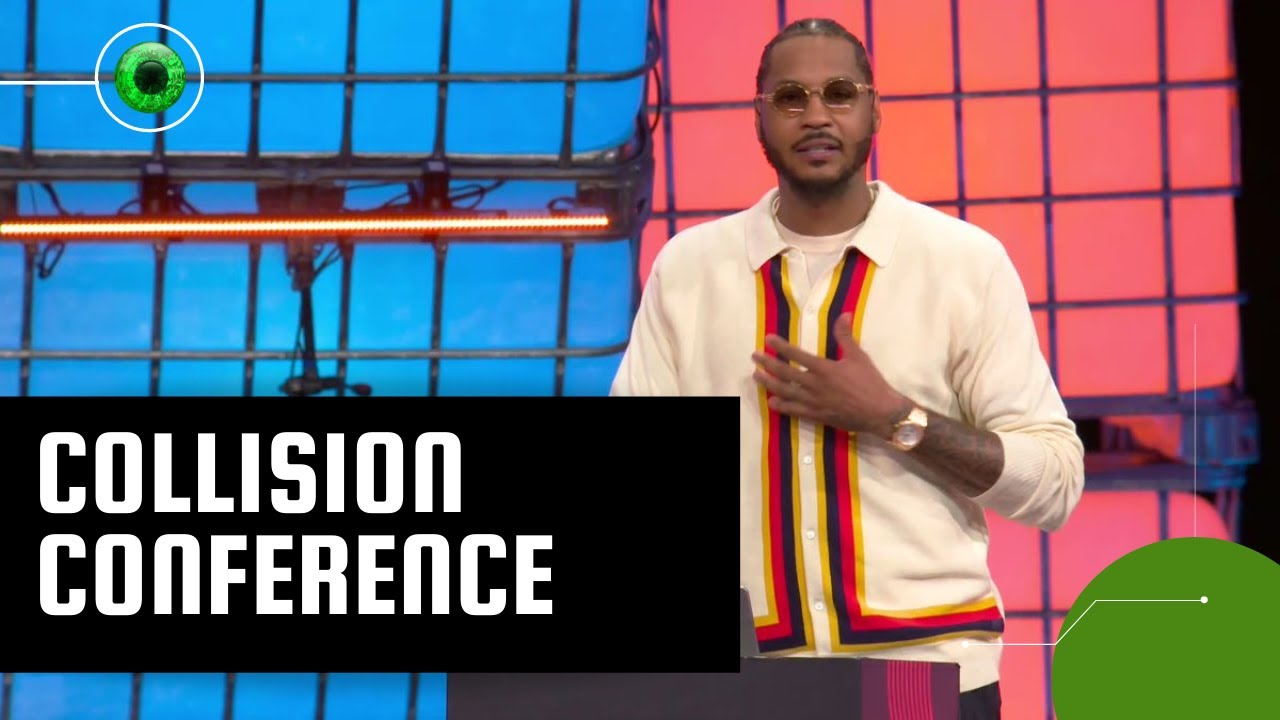 Astro da NBA Carmelo Anthony apresenta “irmão gêmeo digital” na Collision Conference