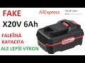 Fake X20V 6Ah z aliexpressu