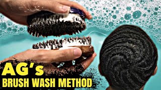 AG Brush Wash Method for Torino Pro & Royalty Brushes | Best Way To Wash Your Wave Brushes