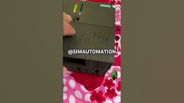 S7-300 CPU 319 3PN/DP faulty PLC  #ytshortsvideo by @simautomation #siemens #plc #faulty