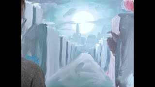 Paint A Night Time Scene With Moonlight In 10 Minutes