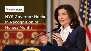 A Message from NYS Governor Hochul in Recognition of Nurses Month