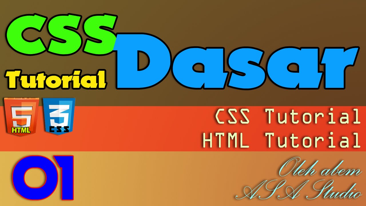 CSS Tutorial Dasar [01] Cara Penulisan CSS - YouTube