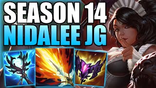 THIS IS HOW YOU CAN EASILY CARRY GAMES WITH NIDALEE JUNGLE IN S14! Gameplay Guide League of Legends
