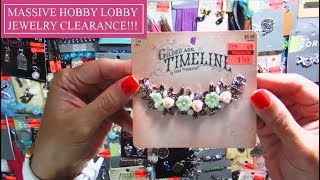 OMG! Hobby Lobby Massive Jewelry Section Clearance Sale