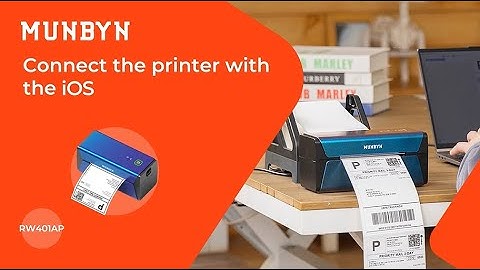 【MUNBYN RealWriter RW401AP Support AirPrint】Connect the printer with the iOS