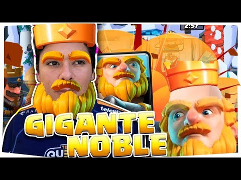 PROBANDO EL GIGANTE NOBLE😎 LA NUEVA BESTIA DE CLASH ROYALE🔥 upload image