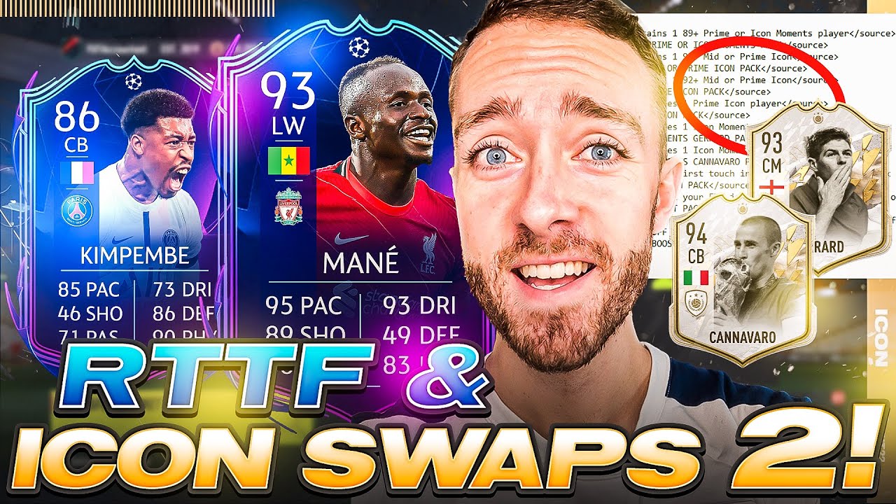 RTTF CONFIRMED AND ICON SWAPS 2 COMING! NEW ICON MOMENTS PACKS IN THE CODE! FIFA 22 Ultimate Team