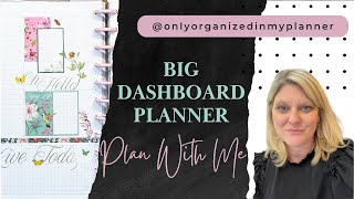 Plan With Me | Big Dashboard Planner | Happy Planner