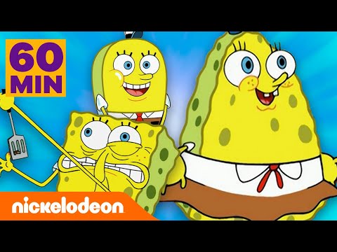 ¡1 hora de lo mejor de la temporada 6 de Bob Esponja! Parte 1 | Nickelodeon en Español
