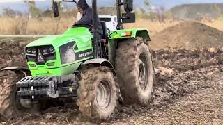 Sert Ve Çamurlu Toprakta Sürüm Pancar Yeri Massey Ferguson 266G Deutz - Fahr 3050E