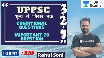 Mathematics | Conditional Questions | 20 Important Questions | UPSSSC -2021 |  Rahul Soni